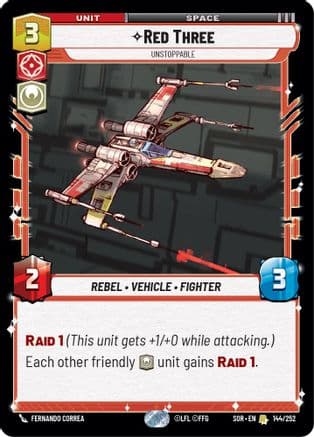 Red Three - Unstoppable |  (144/252)  [Spark of Rebellion]