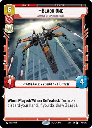 Black One - Scourge of Starkiller Base | Foil (147/252)  [Spark of Rebellion]