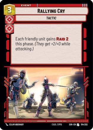 Rallying Cry | Foil (154/252)  [Spark of Rebellion]