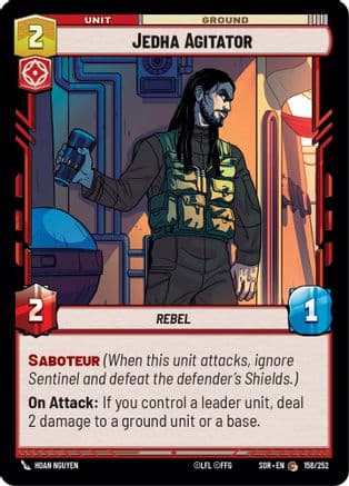 Jedha Agitator | Foil (158/252)  [Spark of Rebellion]
