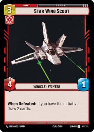 Star Wing Scout | Foil (163/252)  [Spark of Rebellion]