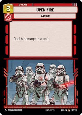 Open Fire | Foil (172/252)  [Spark of Rebellion]