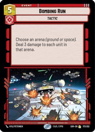 Bombing Run | Foil (173/252)  [Spark of Rebellion]
