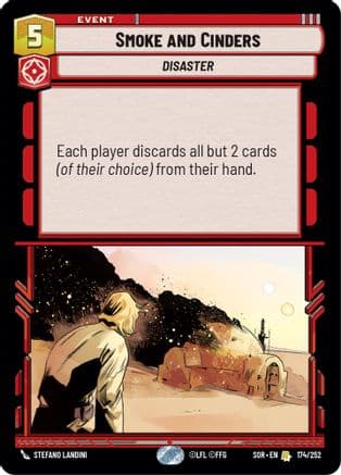 Smoke and Cinders | Foil (174/252)  [Spark of Rebellion]