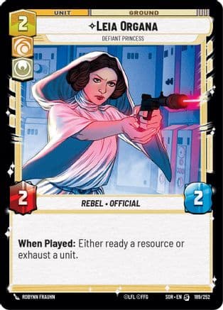 Leia Organa - Defiant Princess |  (189/252)  [Spark of Rebellion]