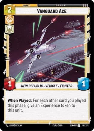 Vanguard Ace | Foil (191/252)  [Spark of Rebellion]