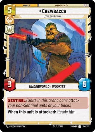 Chewbacca - Loyal Companion | Foil (196/252)  [Spark of Rebellion]