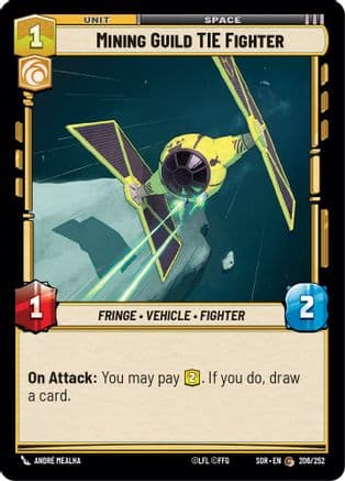 Mining Guild TIE Fighter | Foil (206/252)  [Spark of Rebellion]