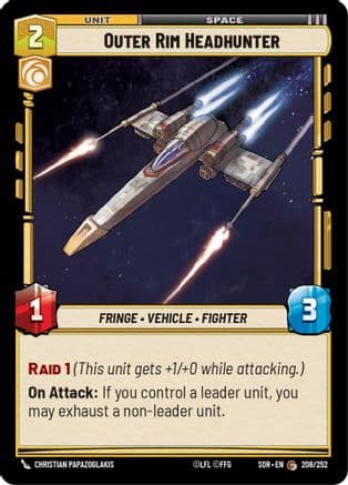 Outer Rim Headhunter |  (208/252)  [Spark of Rebellion]