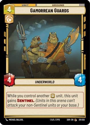 Gamorrean Guards | Foil (211/252)  [Spark of Rebellion]