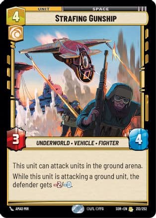 Strafing Gunship | Foil (212/252)  [Spark of Rebellion]