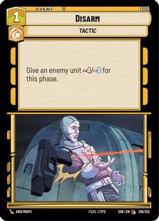 Disarm | Foil (216/252)  [Spark of Rebellion]