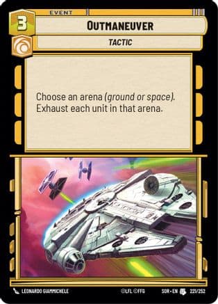 Outmaneuver | Foil (221/252)  [Spark of Rebellion]