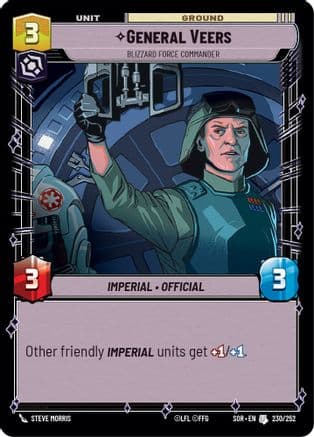 General Veers - Blizzard Force Commander | Foil (230/252)  [Spark of Rebellion]