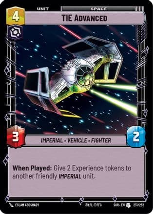 TIE Advanced |  (231/252)  [Spark of Rebellion]