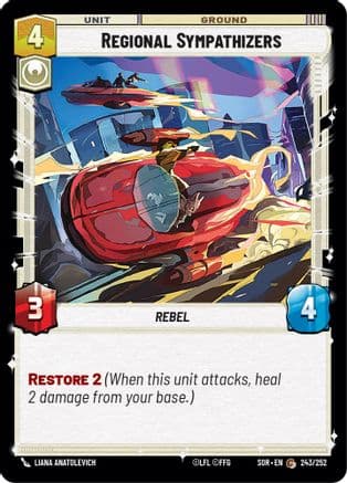 Regional Sympathizers |  (243/252)  [Spark of Rebellion]