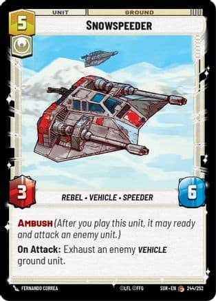 Snowspeeder | Foil (244/252)  [Spark of Rebellion]