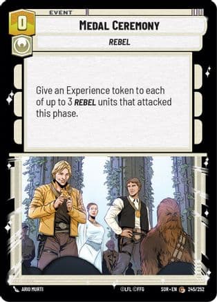 Medal Ceremony | Foil (245/252)  [Spark of Rebellion]