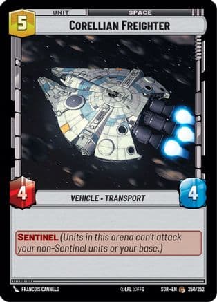 Corellian Freighter | Foil (250/252)  [Spark of Rebellion]
