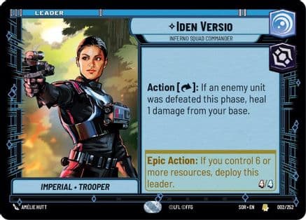 Iden Versio - Inferno Squad Commander |  (002/252)  [Spark of Rebellion]