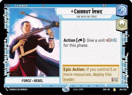 Chirrut Imwe - One With The Force |  (004/252)  [Spark of Rebellion]