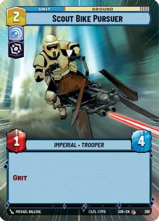 Scout Bike Pursuer (Hyperspace) | Foil (298)  [Spark of Rebellion]