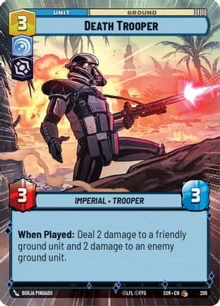 Death Trooper (Hyperspace) | Foil (299)  [Spark of Rebellion]
