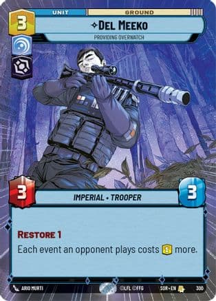 Del Meeko - Providing Overwatch (Hyperspace) | Foil (300)  [Spark of Rebellion]