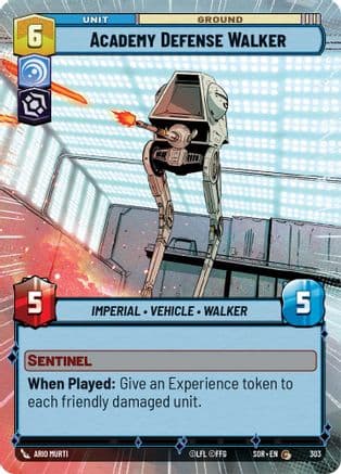 Academy Defense Walker (Hyperspace) |  (303)  [Spark of Rebellion]