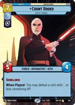 Count Dooku - Darth Tyranus (Hyperspace) |  (304)  [Spark of Rebellion]