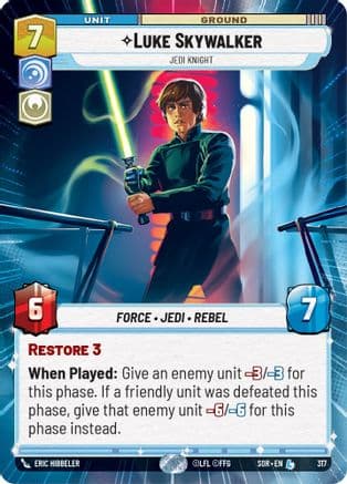 Luke Skywalker - Jedi Knight (Hyperspace) |  (317)  [Spark of Rebellion]