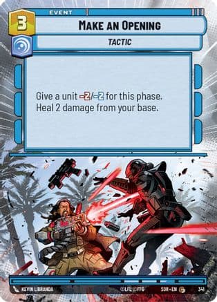 Make An Opening (Hyperspace) | Foil (341)  [Spark of Rebellion]