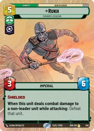 Rukh - Thrawn's Assassin (Hyperspace) | Foil (349)  [Spark of Rebellion]