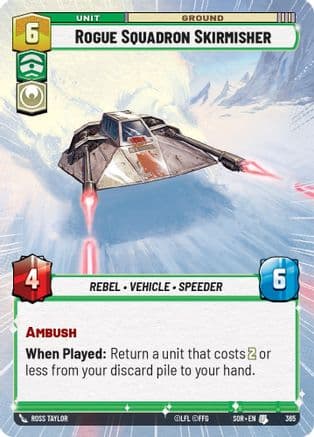 Rogue Squadron Skirmisher (Hyperspace) | Foil (365)  [Spark of Rebellion]