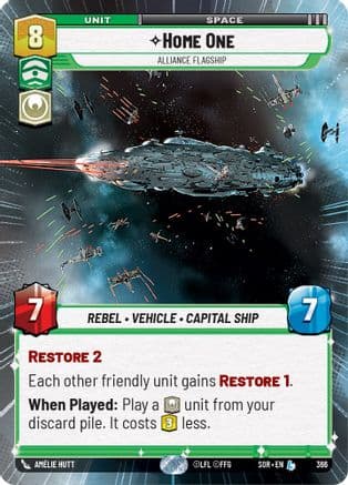 Home One - Alliance Flagship (Hyperspace) |  (366)  [Spark of Rebellion]