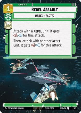Rebel Assault (Hyperspace) | Foil (367)  [Spark of Rebellion]