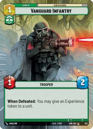 Vanguard Infantry (Hyperspace) | Foil (372)  [Spark of Rebellion]