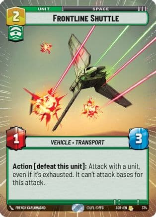 Frontline Shuttle (Hyperspace) |  (374)  [Spark of Rebellion]