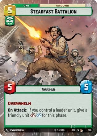 Steadfast Battalion (Hyperspace) |  (380)  [Spark of Rebellion]