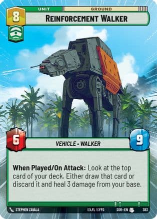 Reinforcement Walker (Hyperspace) | Foil (383)  [Spark of Rebellion]
