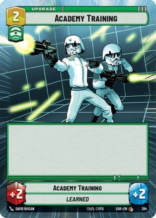 Academy Training (Hyperspace) | Foil (384)  [Spark of Rebellion]