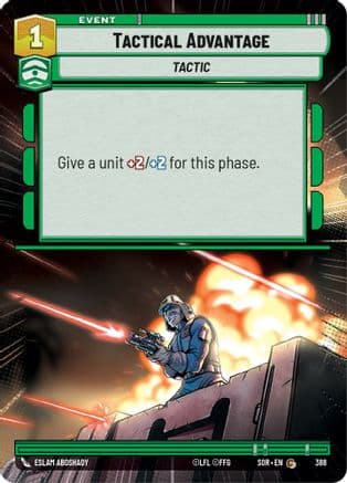 Tactical Advantage (Hyperspace) | Foil (388)  [Spark of Rebellion]