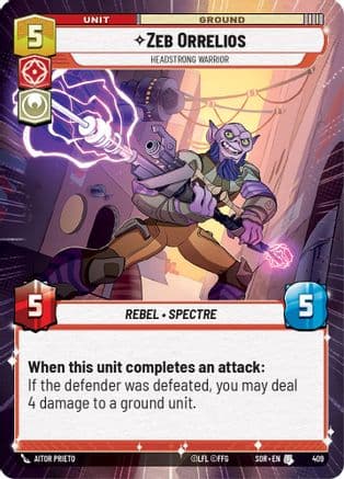 Zeb Orrelios - Headstrong Warrior (Hyperspace) |  (409)  [Spark of Rebellion]