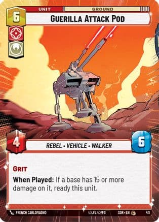 Guerilla Attack Pod (Hyperspace) |  (411)  [Spark of Rebellion]
