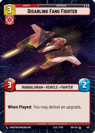 Disabling Fang Fighter (Hyperspace) |  (425)  [Spark of Rebellion]