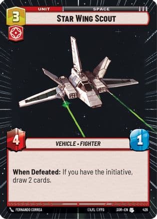 Star Wing Scout (Hyperspace) | Foil (426)  [Spark of Rebellion]