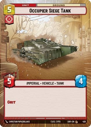 Occupier Siege Tank (Hyperspace) |  (428)  [Spark of Rebellion]