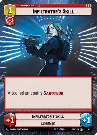 Infiltrator's Skill (Hyperspace) | Foil (429)  [Spark of Rebellion]