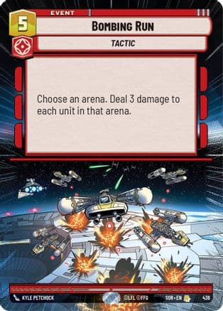 Bombing Run (Hyperspace) | Foil (436)  [Spark of Rebellion]