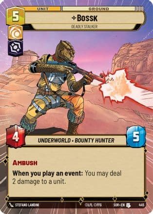 Bossk - Deadly Stalker (Hyperspace) |  (445)  [Spark of Rebellion]